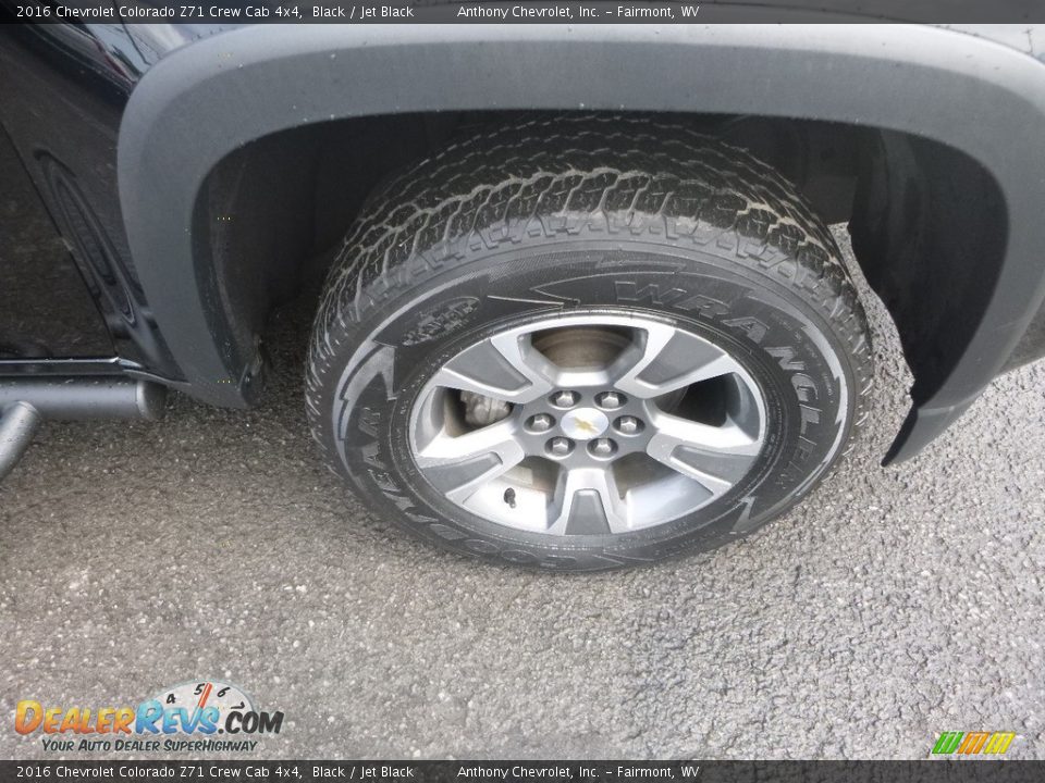 2016 Chevrolet Colorado Z71 Crew Cab 4x4 Black / Jet Black Photo #2