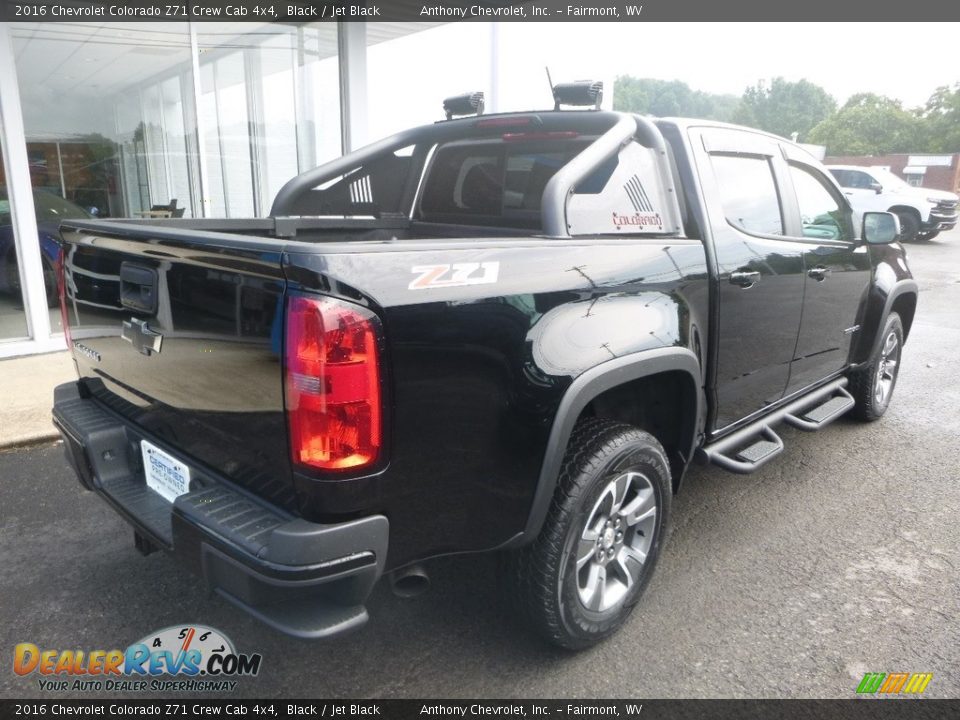 2016 Chevrolet Colorado Z71 Crew Cab 4x4 Black / Jet Black Photo #4