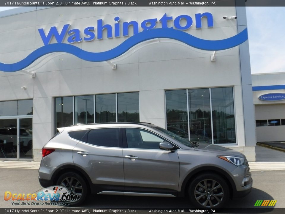 2017 Hyundai Santa Fe Sport 2.0T Ulitimate AWD Platinum Graphite / Black Photo #2