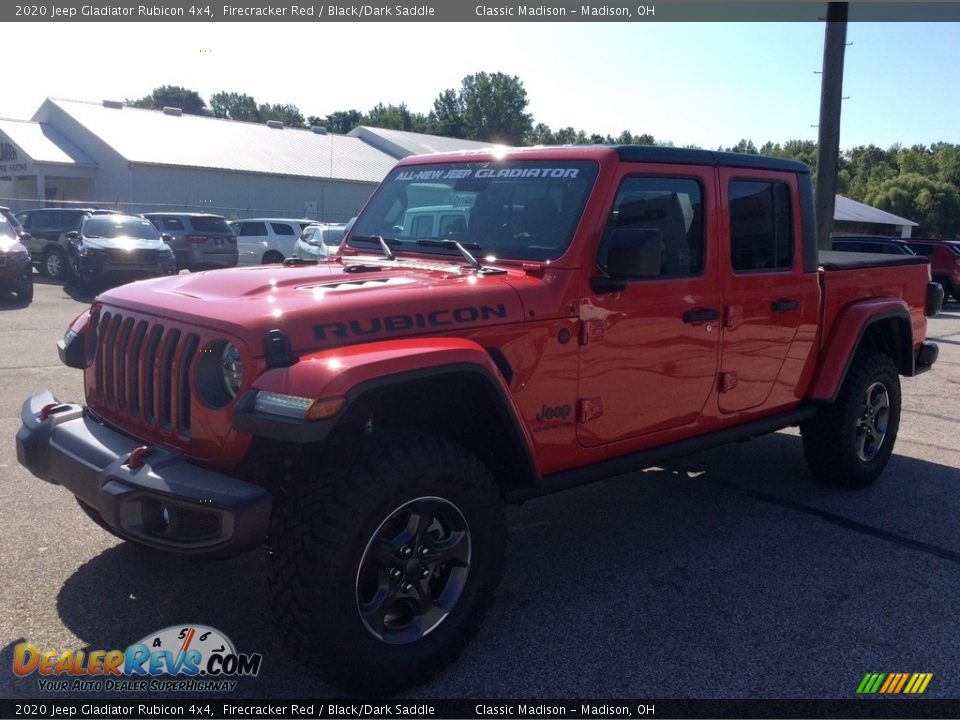 2020 Jeep Gladiator Rubicon 4x4 Firecracker Red / Black/Dark Saddle Photo #5