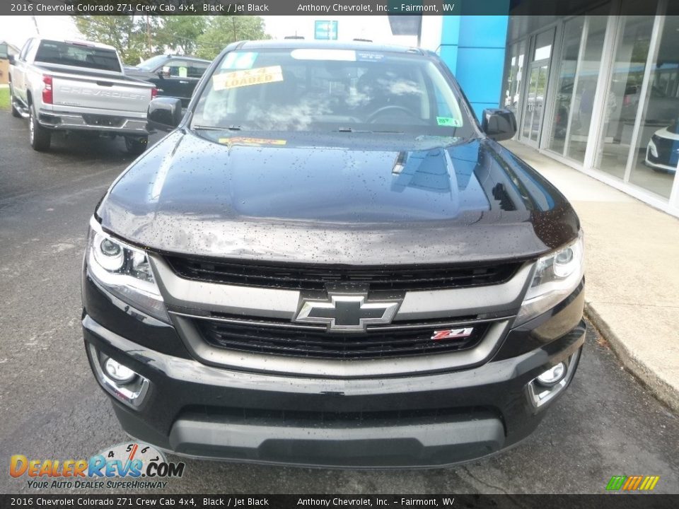 2016 Chevrolet Colorado Z71 Crew Cab 4x4 Black / Jet Black Photo #8
