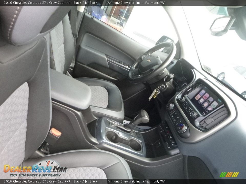 2016 Chevrolet Colorado Z71 Crew Cab 4x4 Black / Jet Black Photo #9