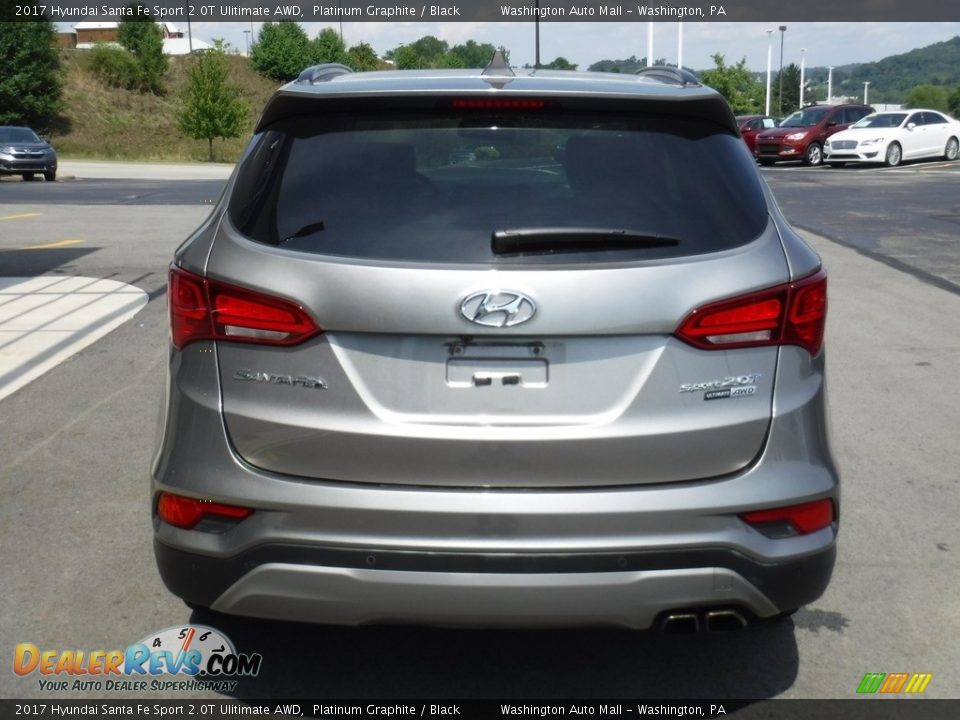 2017 Hyundai Santa Fe Sport 2.0T Ulitimate AWD Platinum Graphite / Black Photo #8
