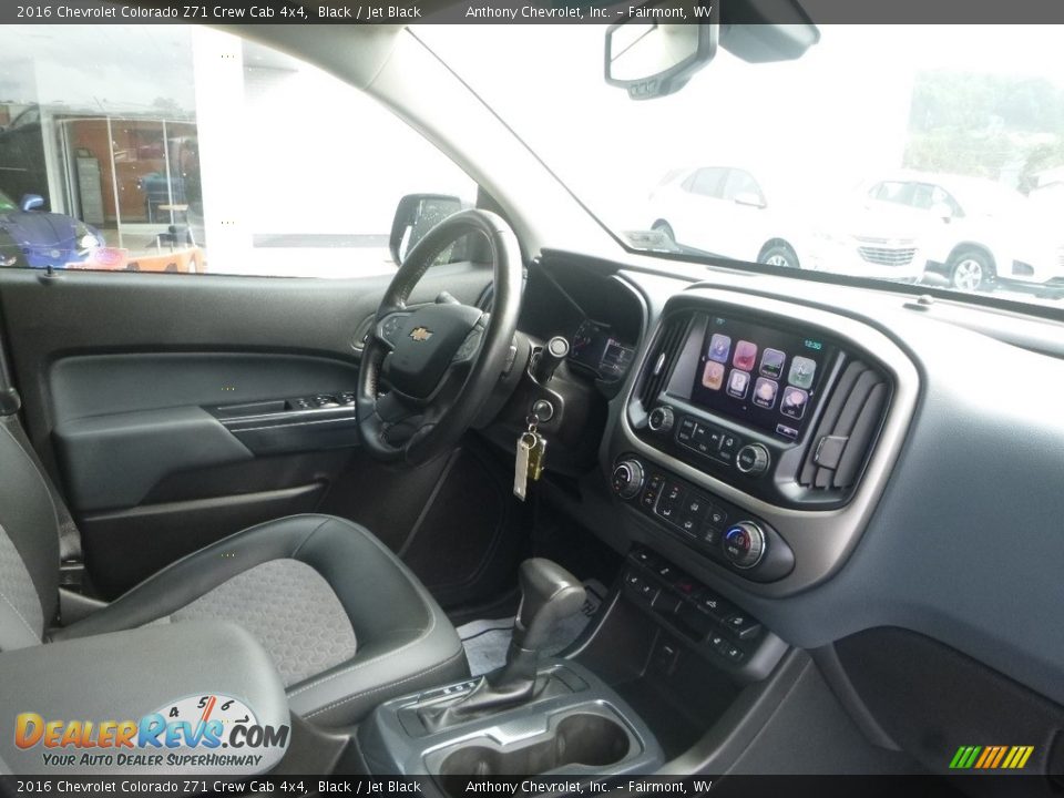 2016 Chevrolet Colorado Z71 Crew Cab 4x4 Black / Jet Black Photo #10