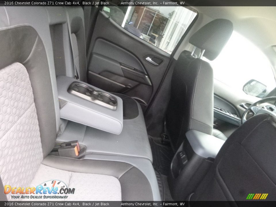 2016 Chevrolet Colorado Z71 Crew Cab 4x4 Black / Jet Black Photo #11