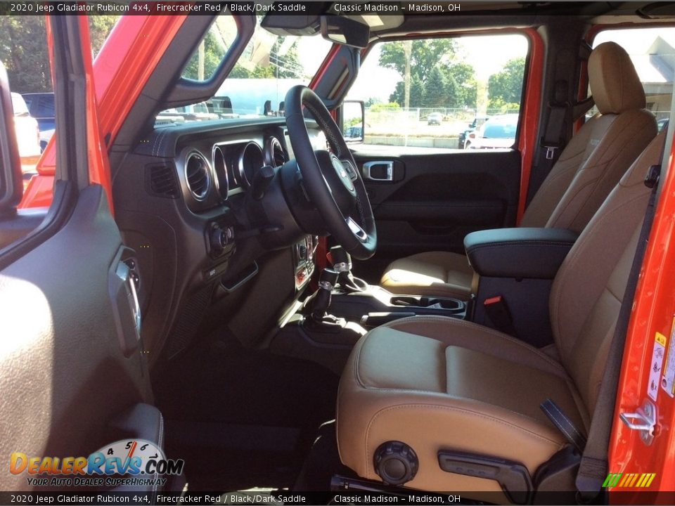 2020 Jeep Gladiator Rubicon 4x4 Firecracker Red / Black/Dark Saddle Photo #12