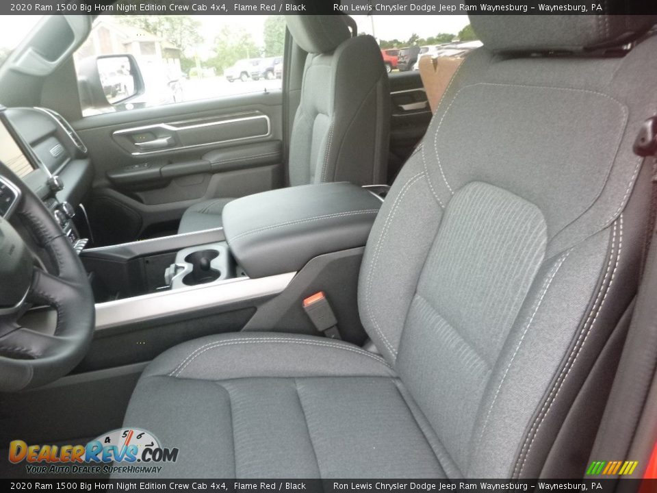 Front Seat of 2020 Ram 1500 Big Horn Night Edition Crew Cab 4x4 Photo #13