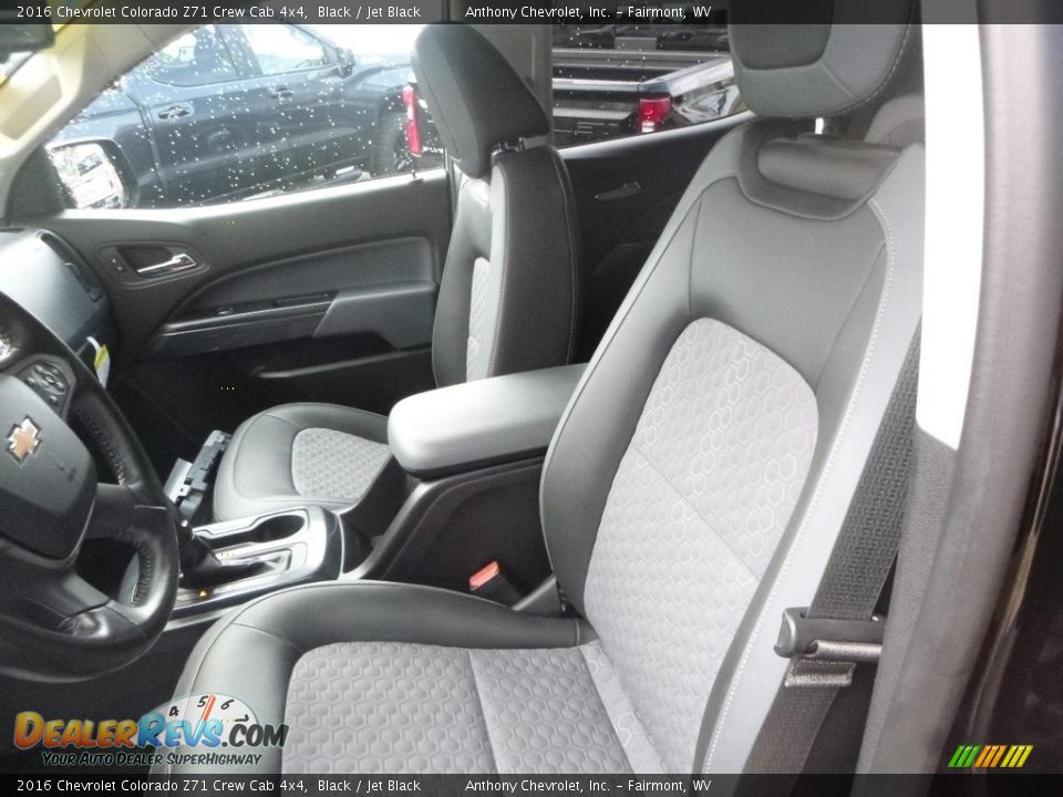 2016 Chevrolet Colorado Z71 Crew Cab 4x4 Black / Jet Black Photo #13