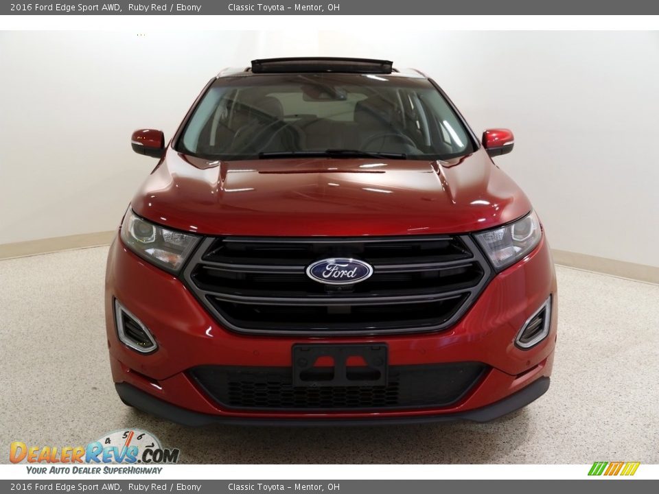 2016 Ford Edge Sport AWD Ruby Red / Ebony Photo #2