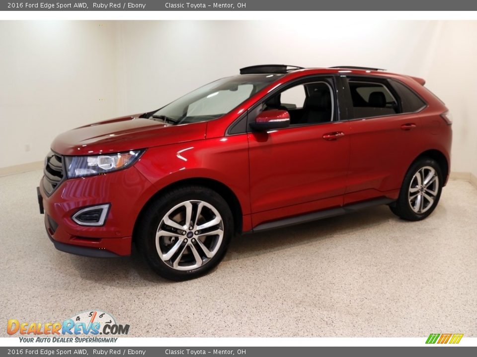 2016 Ford Edge Sport AWD Ruby Red / Ebony Photo #3