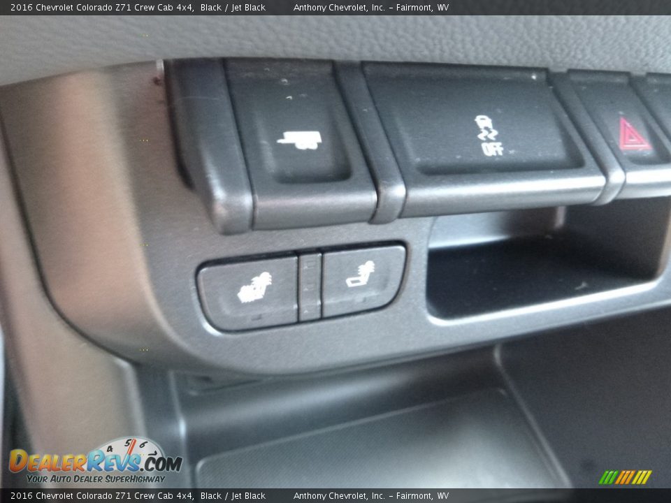 2016 Chevrolet Colorado Z71 Crew Cab 4x4 Black / Jet Black Photo #20