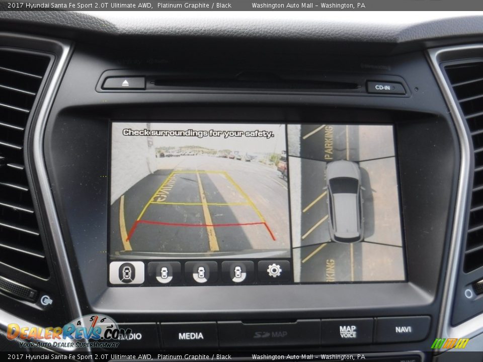 2017 Hyundai Santa Fe Sport 2.0T Ulitimate AWD Platinum Graphite / Black Photo #21