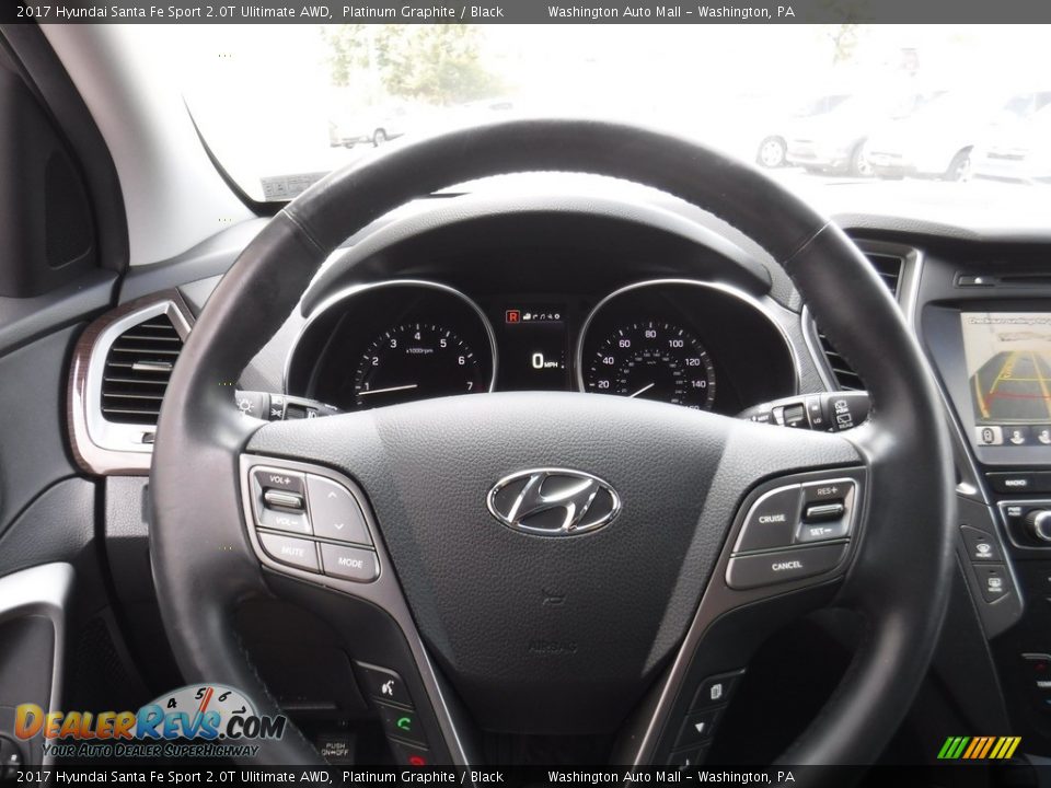 2017 Hyundai Santa Fe Sport 2.0T Ulitimate AWD Platinum Graphite / Black Photo #23