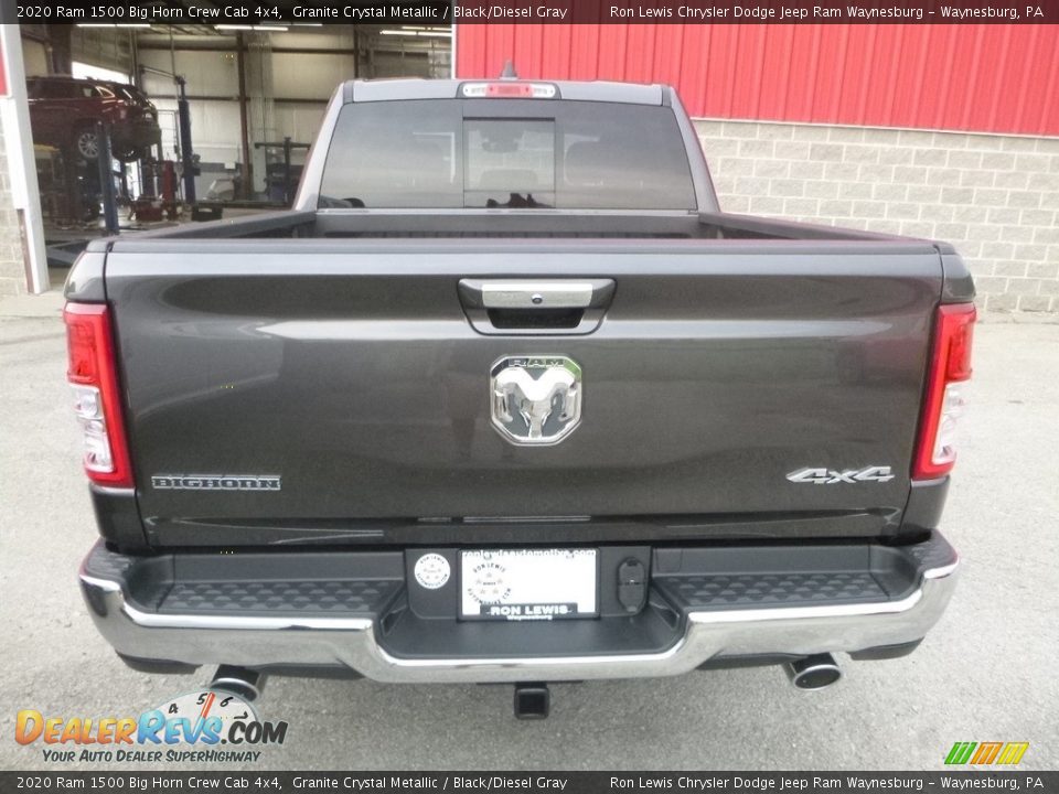 2020 Ram 1500 Big Horn Crew Cab 4x4 Granite Crystal Metallic / Black/Diesel Gray Photo #4