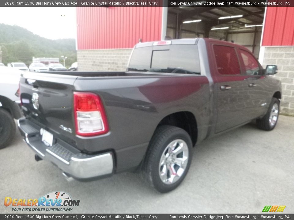 2020 Ram 1500 Big Horn Crew Cab 4x4 Granite Crystal Metallic / Black/Diesel Gray Photo #5