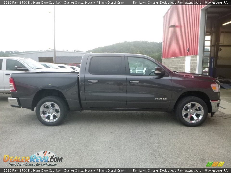 2020 Ram 1500 Big Horn Crew Cab 4x4 Granite Crystal Metallic / Black/Diesel Gray Photo #6
