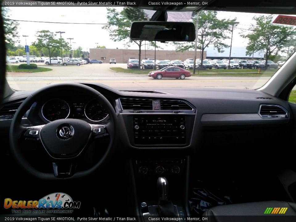 2019 Volkswagen Tiguan SE 4MOTION Pyrite Silver Metallic / Titan Black Photo #4