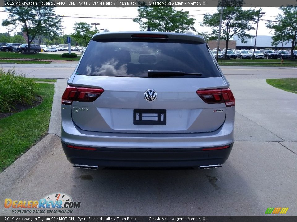 2019 Volkswagen Tiguan SE 4MOTION Pyrite Silver Metallic / Titan Black Photo #5