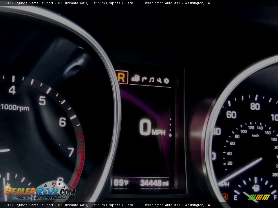 2017 Hyundai Santa Fe Sport 2.0T Ulitimate AWD Platinum Graphite / Black Photo #33