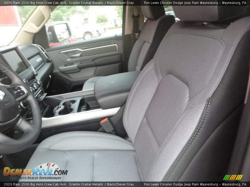 2020 Ram 1500 Big Horn Crew Cab 4x4 Granite Crystal Metallic / Black/Diesel Gray Photo #11