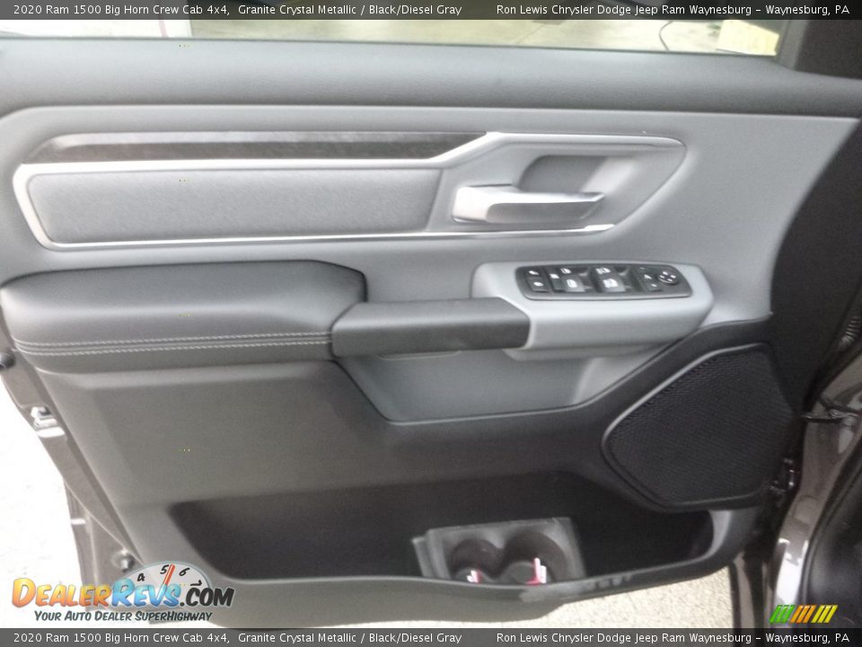 2020 Ram 1500 Big Horn Crew Cab 4x4 Granite Crystal Metallic / Black/Diesel Gray Photo #12