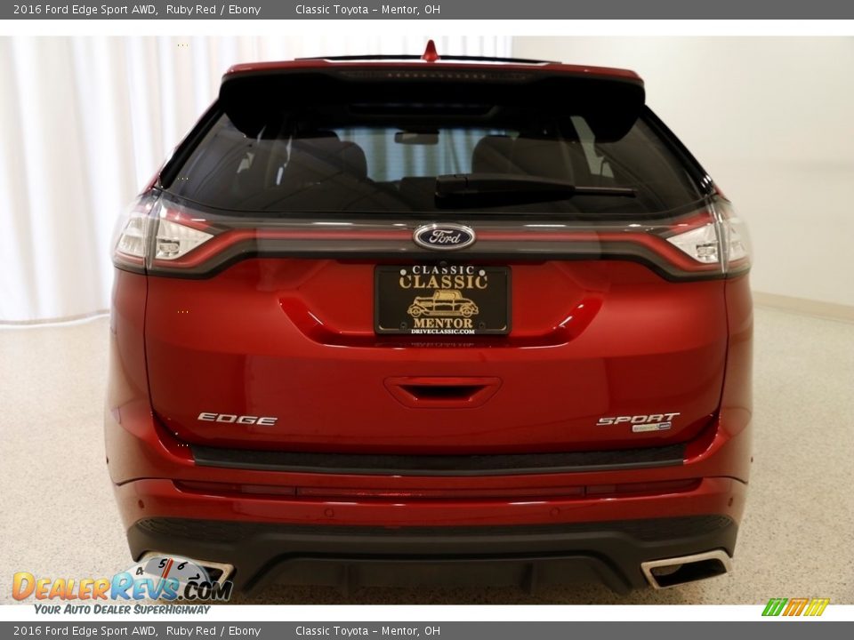 2016 Ford Edge Sport AWD Ruby Red / Ebony Photo #24