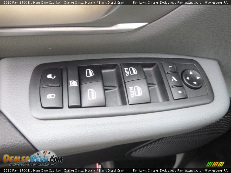 2020 Ram 1500 Big Horn Crew Cab 4x4 Granite Crystal Metallic / Black/Diesel Gray Photo #19