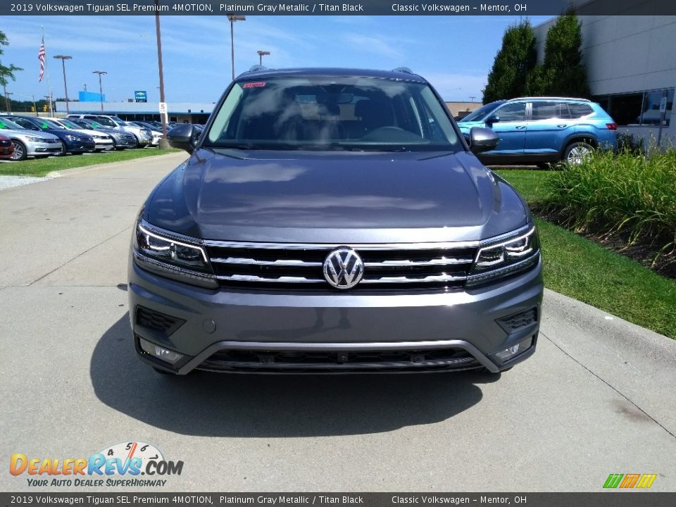2019 Volkswagen Tiguan SEL Premium 4MOTION Platinum Gray Metallic / Titan Black Photo #2
