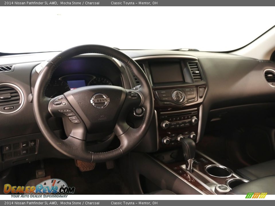 2014 Nissan Pathfinder SL AWD Mocha Stone / Charcoal Photo #6