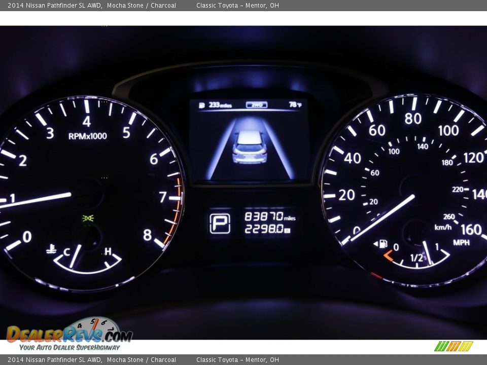 2014 Nissan Pathfinder SL AWD Mocha Stone / Charcoal Photo #9