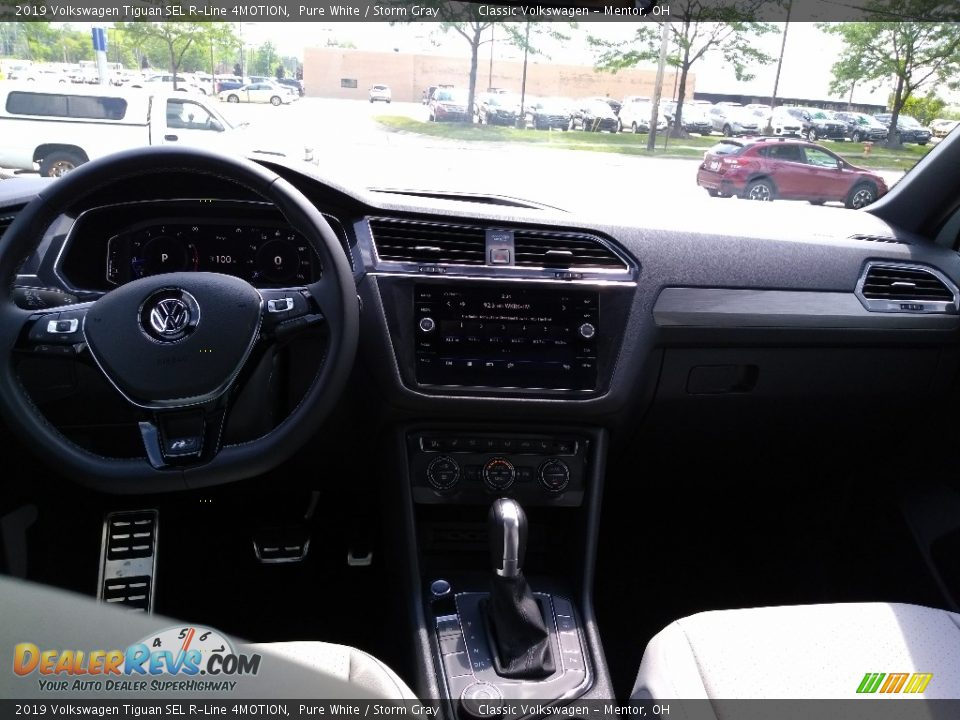 2019 Volkswagen Tiguan SEL R-Line 4MOTION Pure White / Storm Gray Photo #4