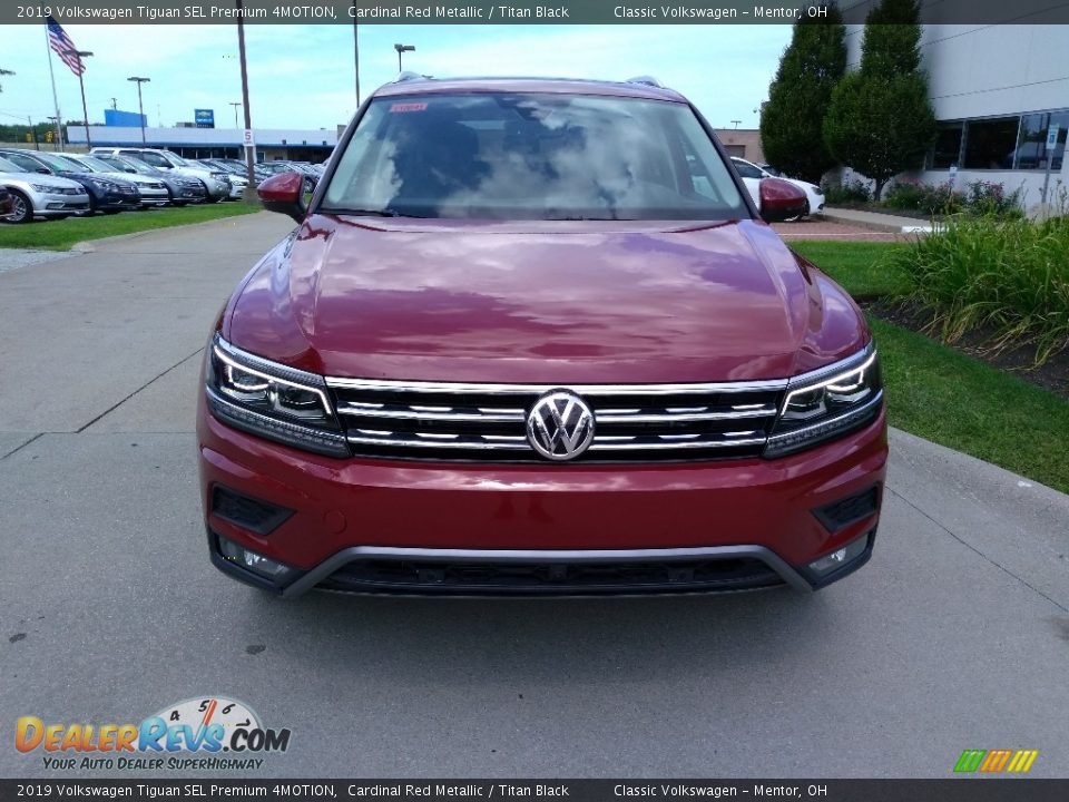 2019 Volkswagen Tiguan SEL Premium 4MOTION Cardinal Red Metallic / Titan Black Photo #2