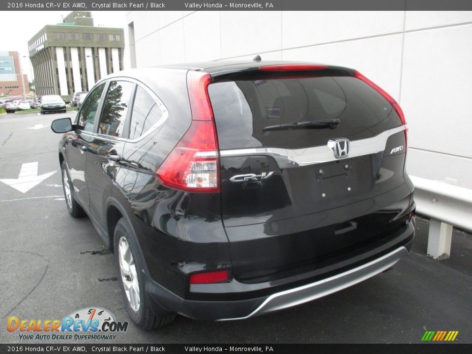 2016 Honda CR-V EX AWD Crystal Black Pearl / Black Photo #3