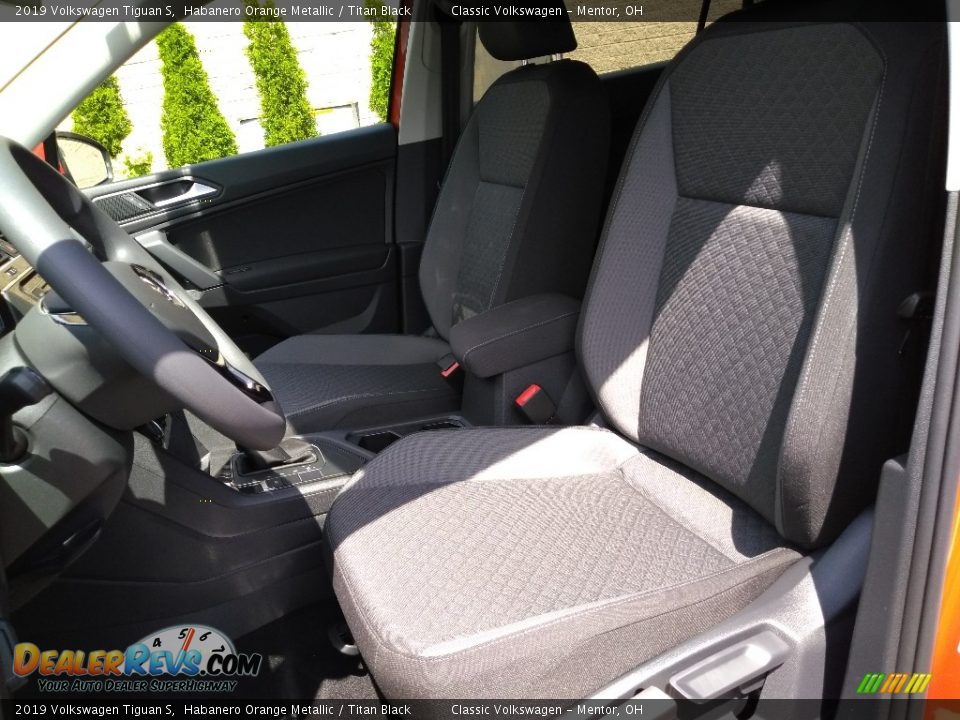 2019 Volkswagen Tiguan S Habanero Orange Metallic / Titan Black Photo #3