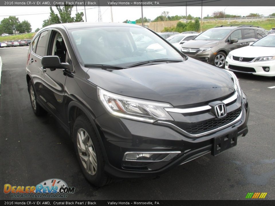 2016 Honda CR-V EX AWD Crystal Black Pearl / Black Photo #6