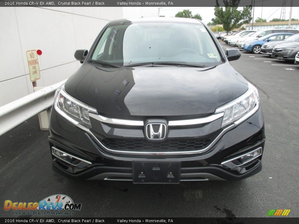 2016 Honda CR-V EX AWD Crystal Black Pearl / Black Photo #7