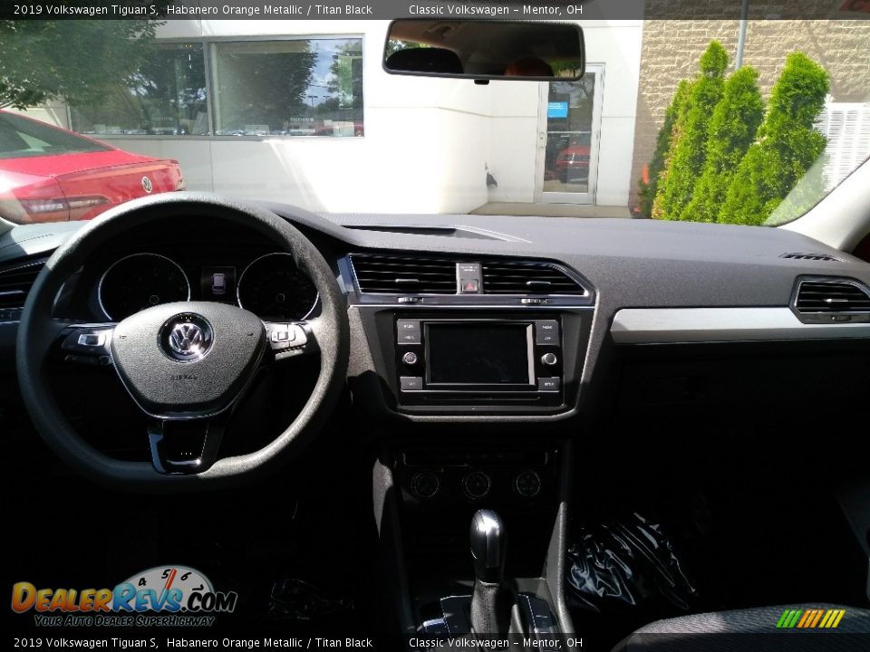 2019 Volkswagen Tiguan S Habanero Orange Metallic / Titan Black Photo #4