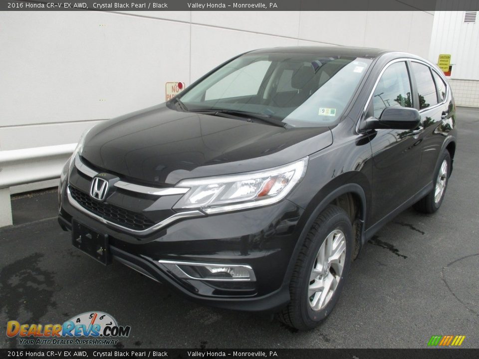 2016 Honda CR-V EX AWD Crystal Black Pearl / Black Photo #8
