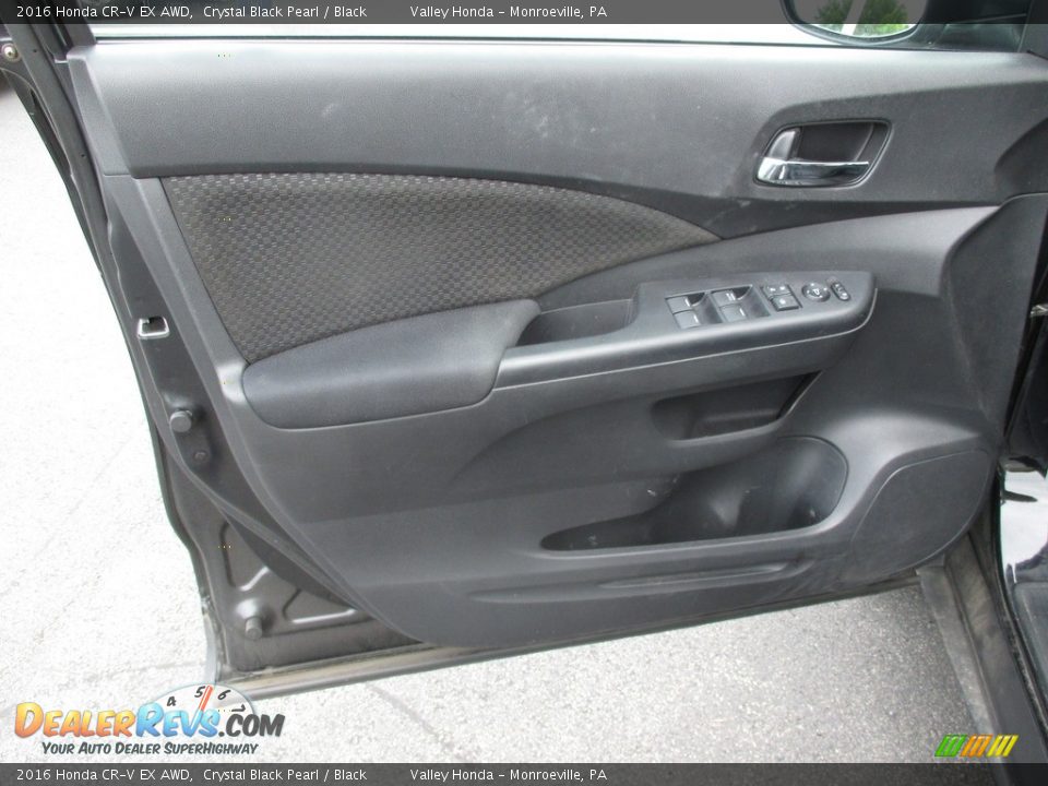 2016 Honda CR-V EX AWD Crystal Black Pearl / Black Photo #9