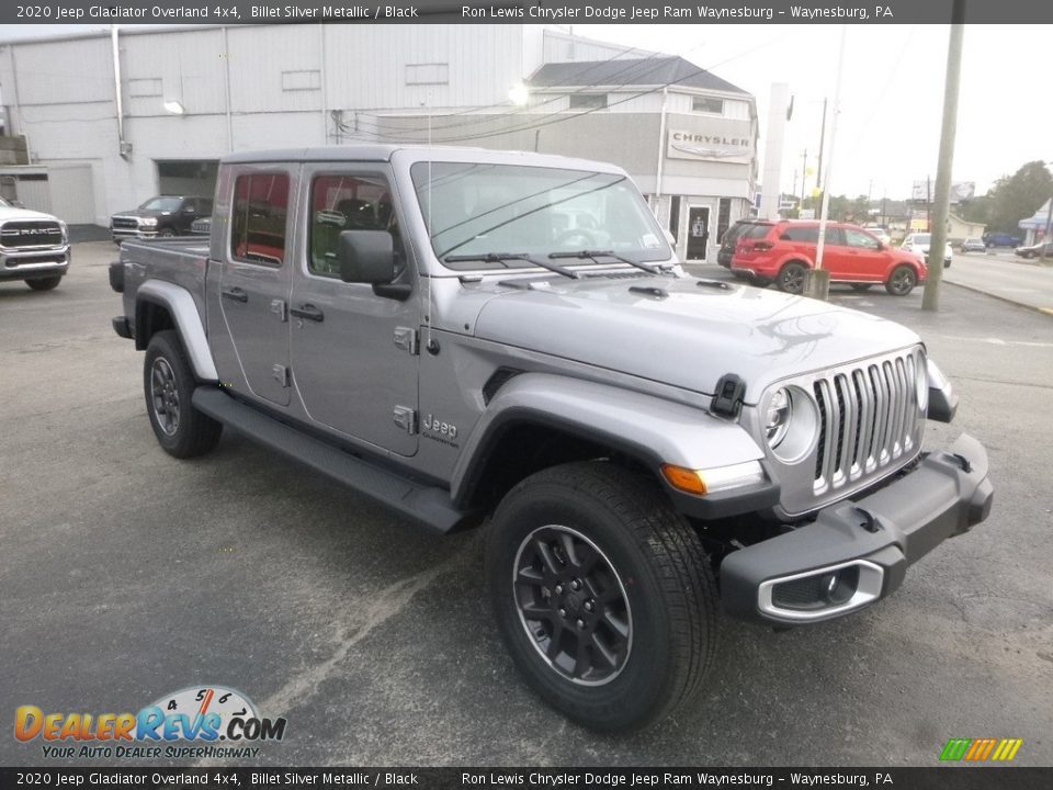 Billet Silver Metallic 2020 Jeep Gladiator Overland 4x4 Photo #7