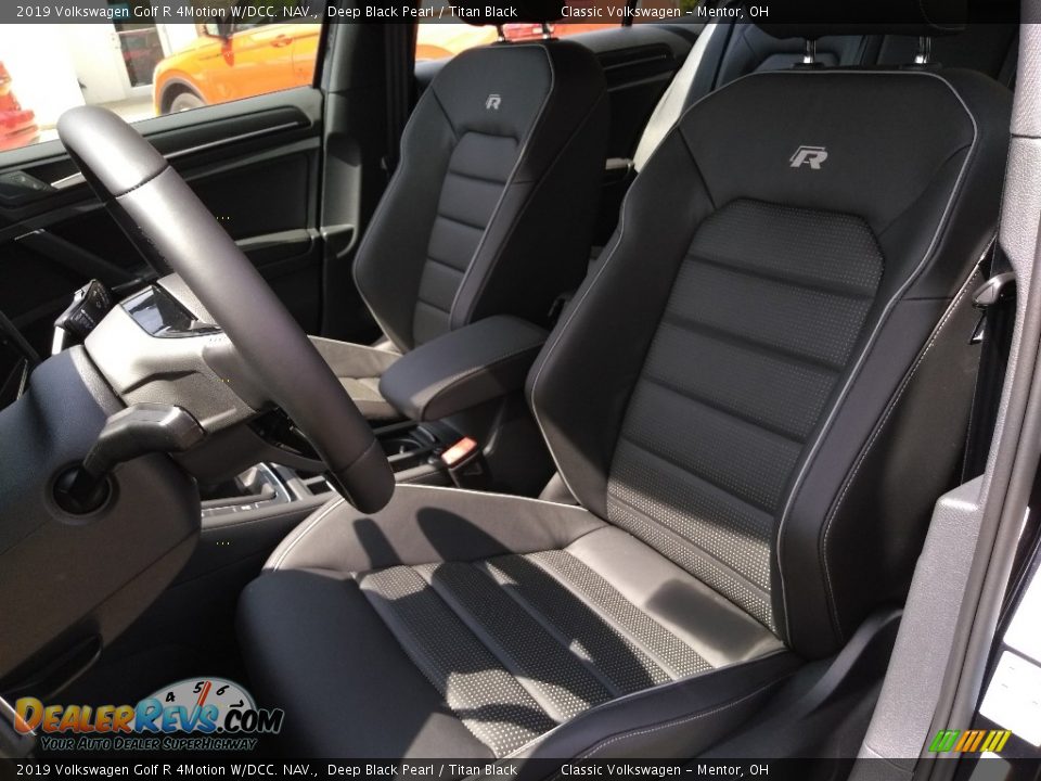 Titan Black Interior - 2019 Volkswagen Golf R 4Motion W/DCC. NAV. Photo #3