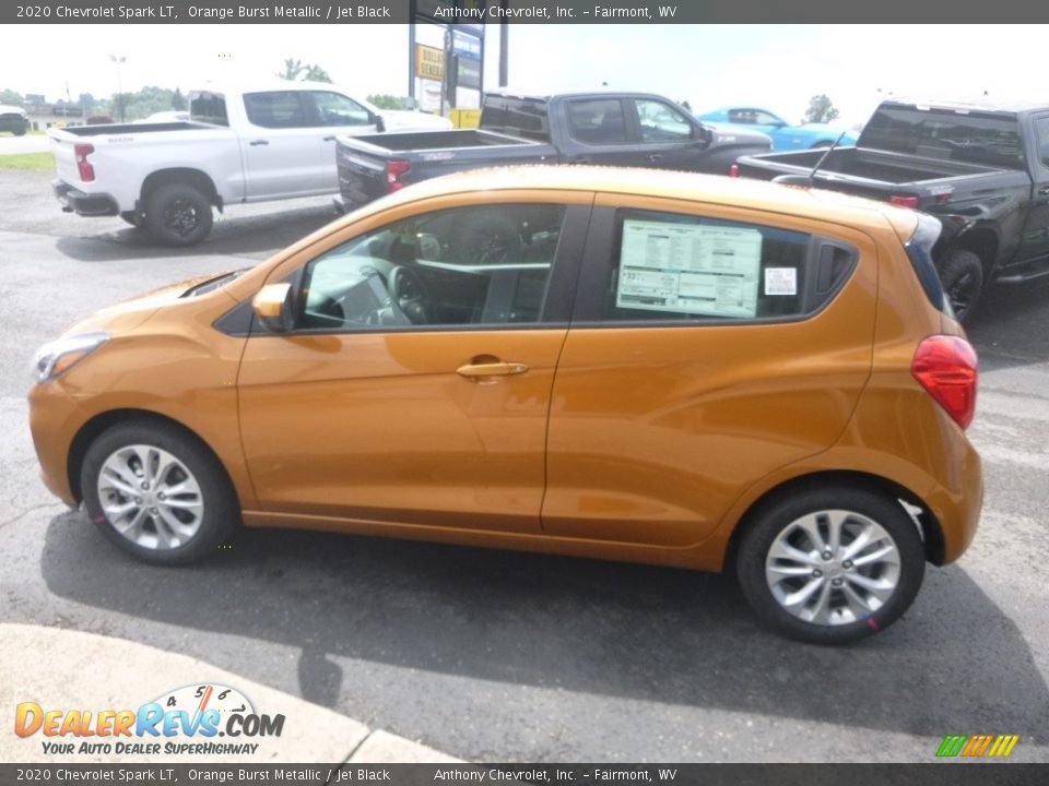 2020 Chevrolet Spark LT Orange Burst Metallic / Jet Black Photo #7