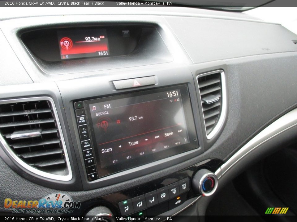 2016 Honda CR-V EX AWD Crystal Black Pearl / Black Photo #15