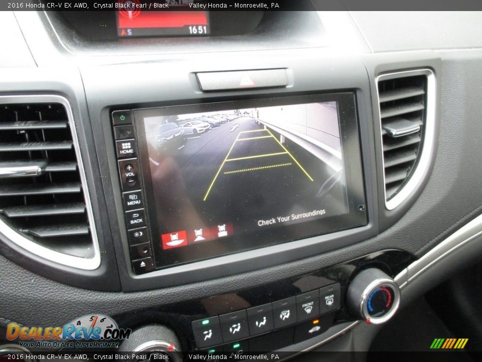 2016 Honda CR-V EX AWD Crystal Black Pearl / Black Photo #16