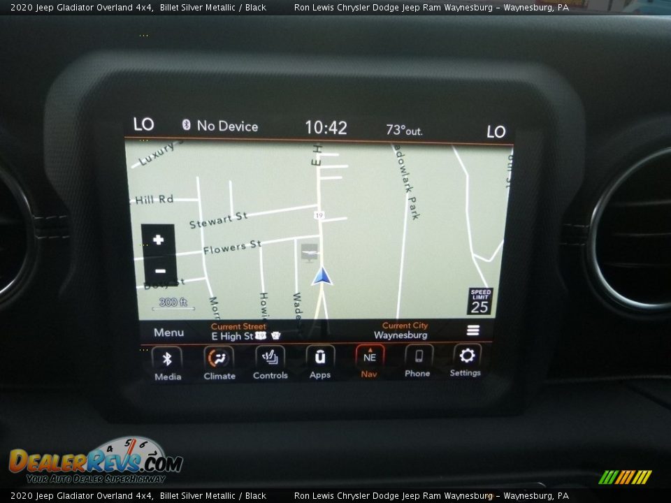 Navigation of 2020 Jeep Gladiator Overland 4x4 Photo #17