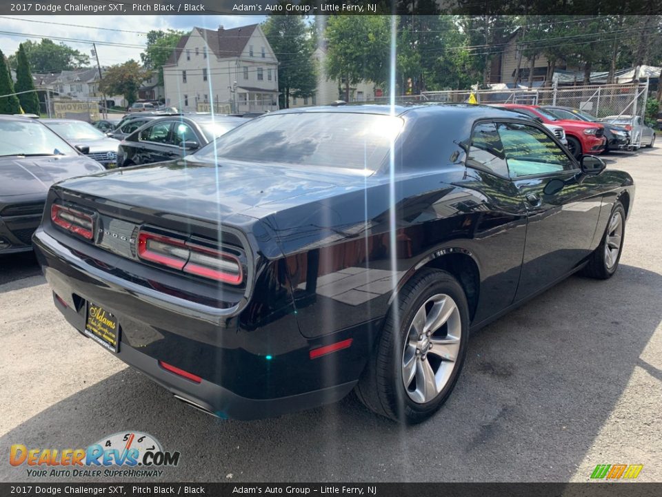 2017 Dodge Challenger SXT Pitch Black / Black Photo #4