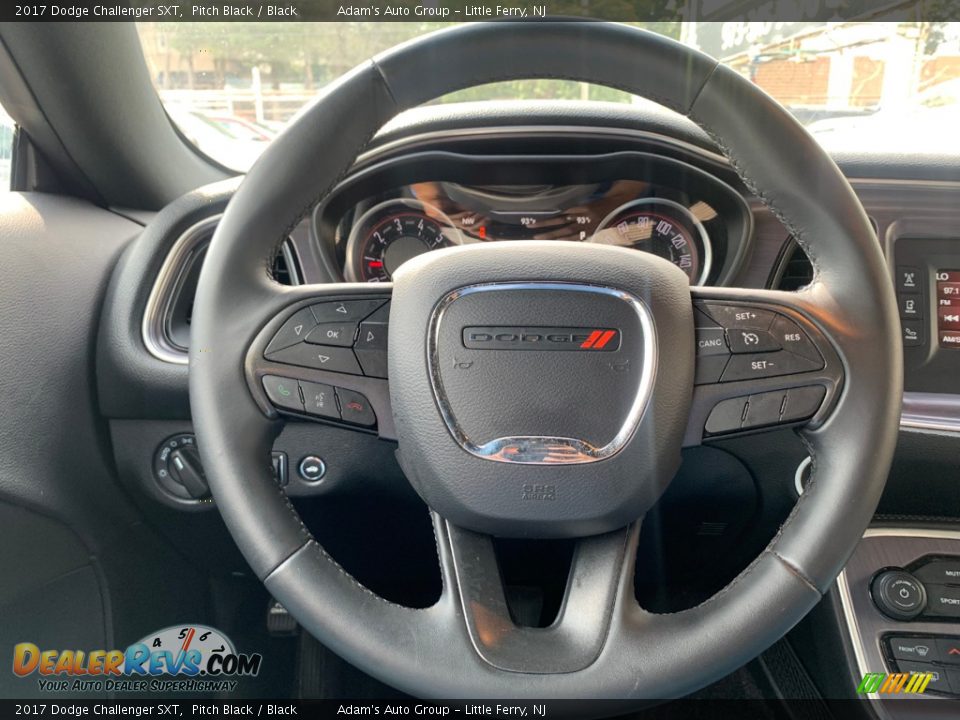2017 Dodge Challenger SXT Pitch Black / Black Photo #9