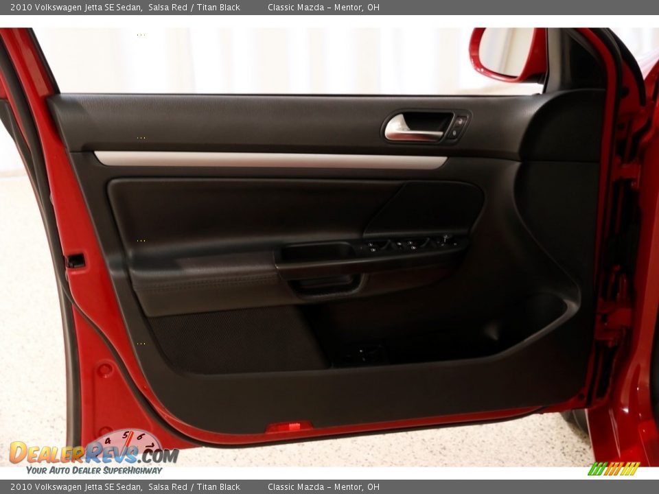 2010 Volkswagen Jetta SE Sedan Salsa Red / Titan Black Photo #4