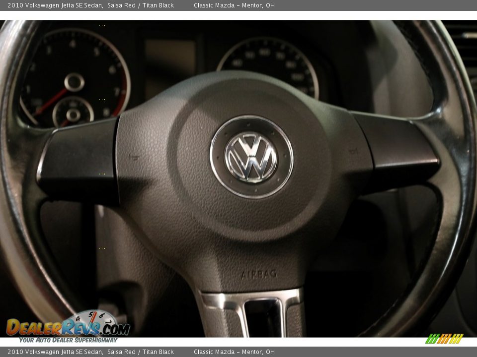2010 Volkswagen Jetta SE Sedan Salsa Red / Titan Black Photo #6