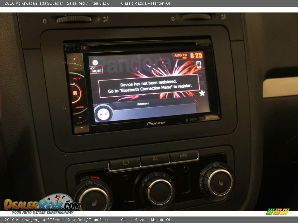 2010 Volkswagen Jetta SE Sedan Salsa Red / Titan Black Photo #10